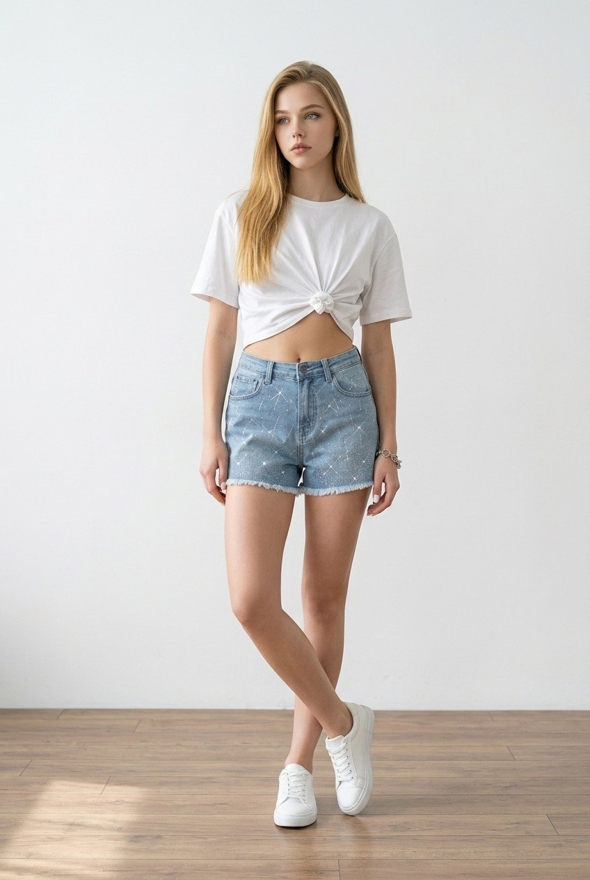Short "strass"