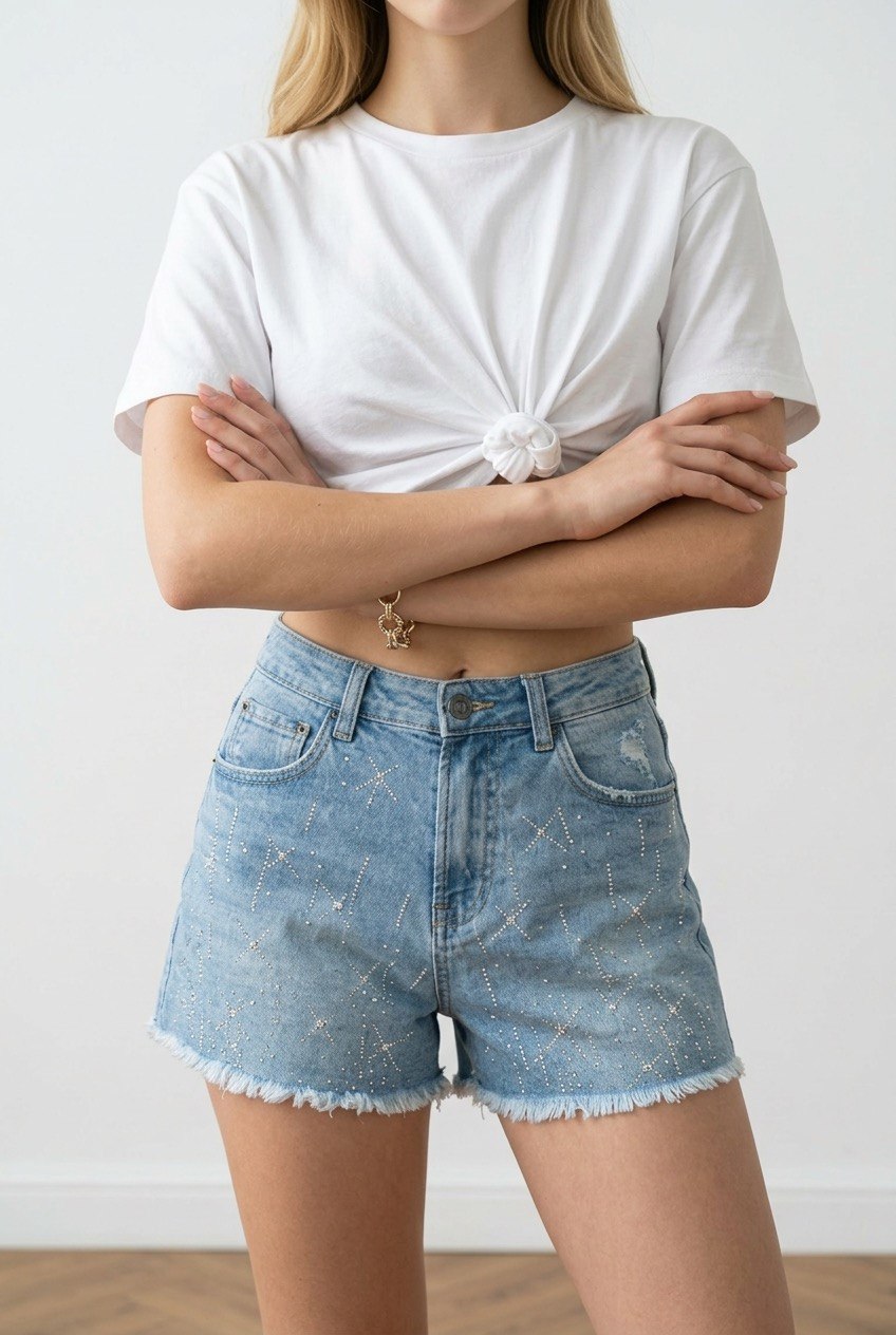 Short "strass"
