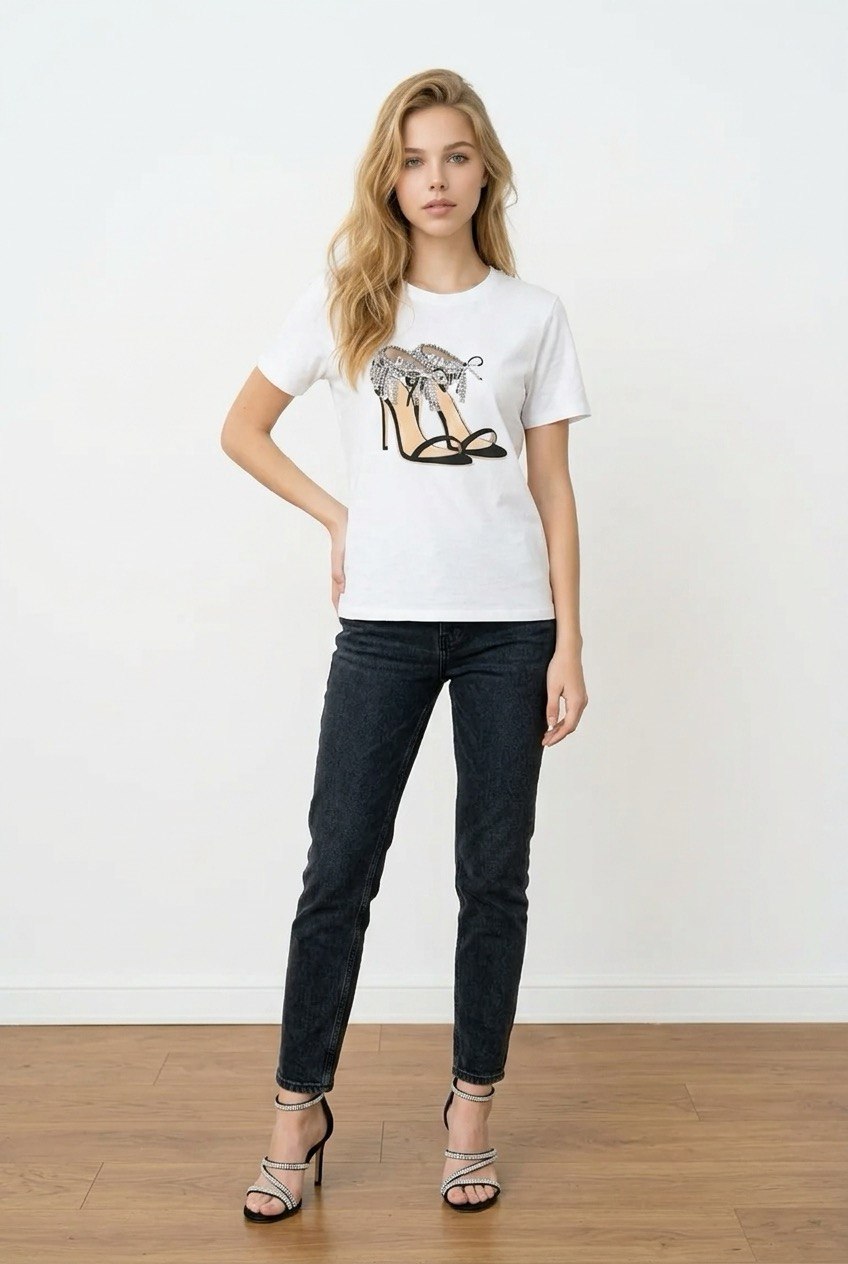 T-shirt "glam"